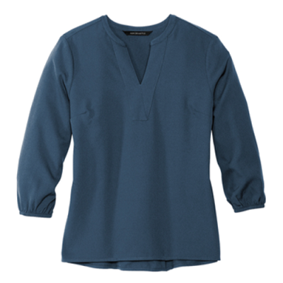 Mercer+Mettle™ Women's Stretch Crepe 3/4-Sleeve Blouse